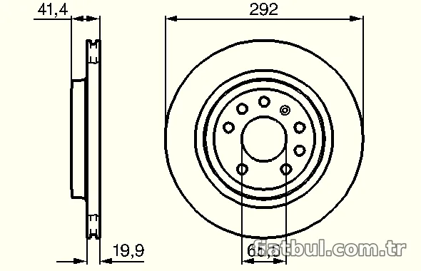BOSCH 0986479142 Fren Disk Ayna - BOSCH - 0986479142