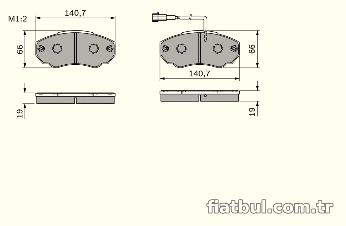 BOSCH 0986494048 Fren Disk Balata - BOSCH - 0986494048