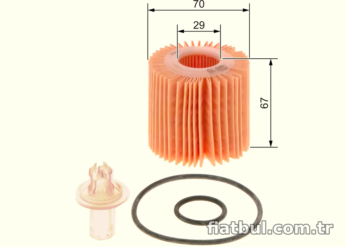 BOSCH 09864B7015 Yağ Filtresi - BOSCH - 09864B7015