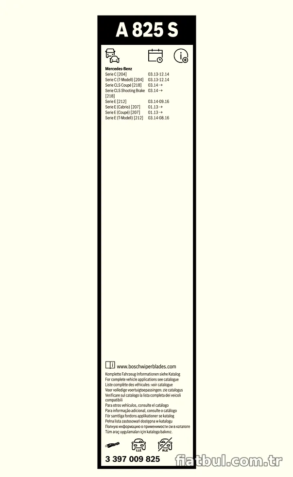 BOSCH 3397009825 Silecek Süpürgesi - BOSCH - 3397009825