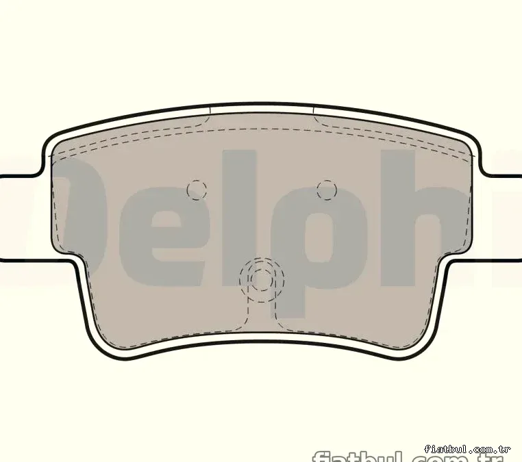 DELPHI LP1965 Fren Disk Balata - DELPHI - LP1965