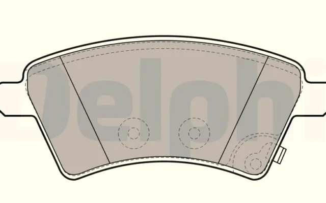 DELPHI LP1966 Fren Disk Balata