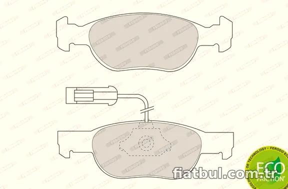 FERODO FDB1040 Fren Disk Balata - FERODO - FDB1040
