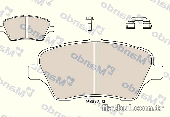 MANDO MBF015279 Fren Disk Balata - MANDO - MBF015279