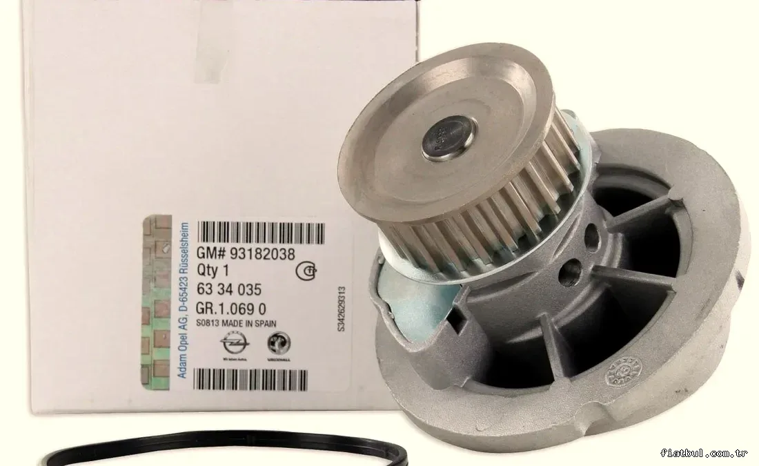 PSA 93182038 | Opel Astra G 1.4 / 1.6 Benzinli Devirdaim Su Pompası Orijinal 6334035 - MOPAR (PSA) - 93182038 ,5