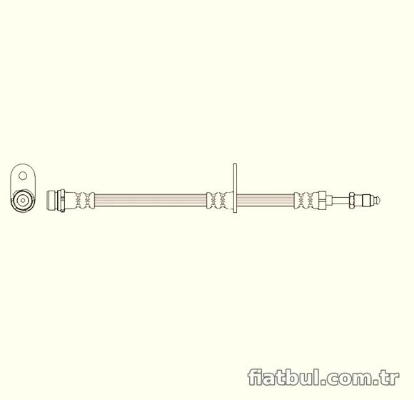 ORJINAL Arka Fren Hortumu H1BC2C338AA - ORJINAL