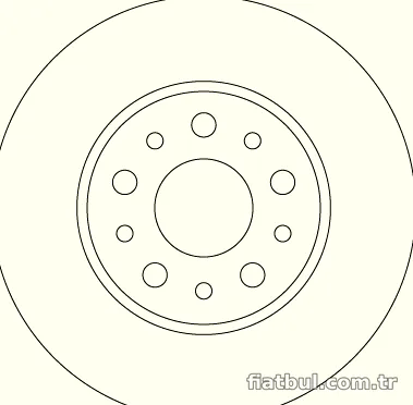 TRW DF6228 Fren Disk Ayna (Fiat 500, Egea, 500L)