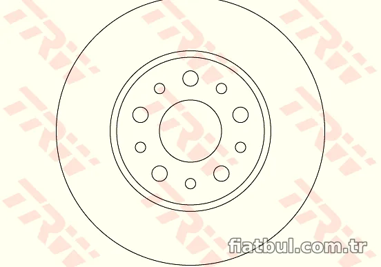 TRW DF6228 Fren Disk Ayna - TRW - DF6228
