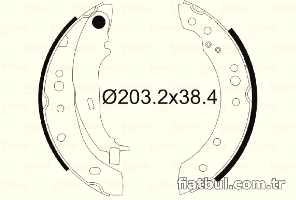 ARKA FREN BALATASI PABUC COLT 04>12 - Valeo - VALEO 564097