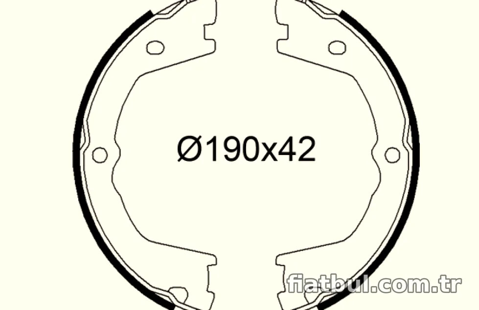 ARKA FREN PABUC BALATASI DAILY I II III IV V VI 99> MASCOTT (90)(110)(120) 190-42 - Valeo - VALEO 564262