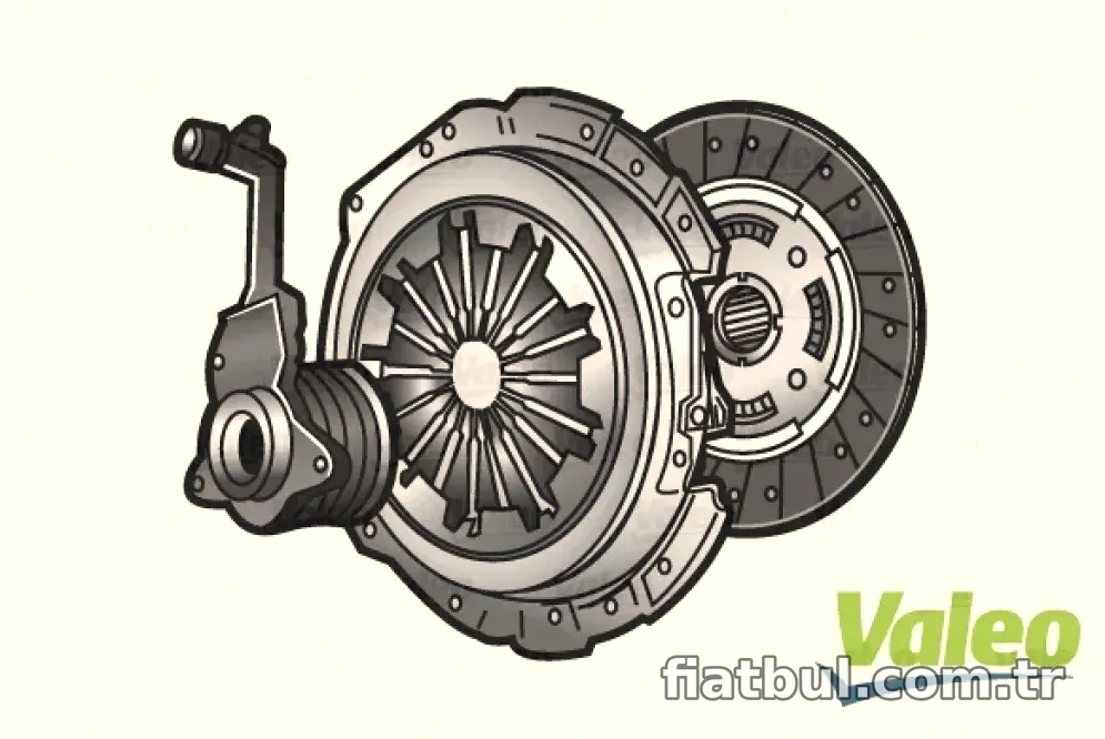 DEBRIYAJ SETI (BASKI+DISK+HIDROLIK RULMAN) FIAT GRANDE PUNTO - Valeo - VALEO 834482
