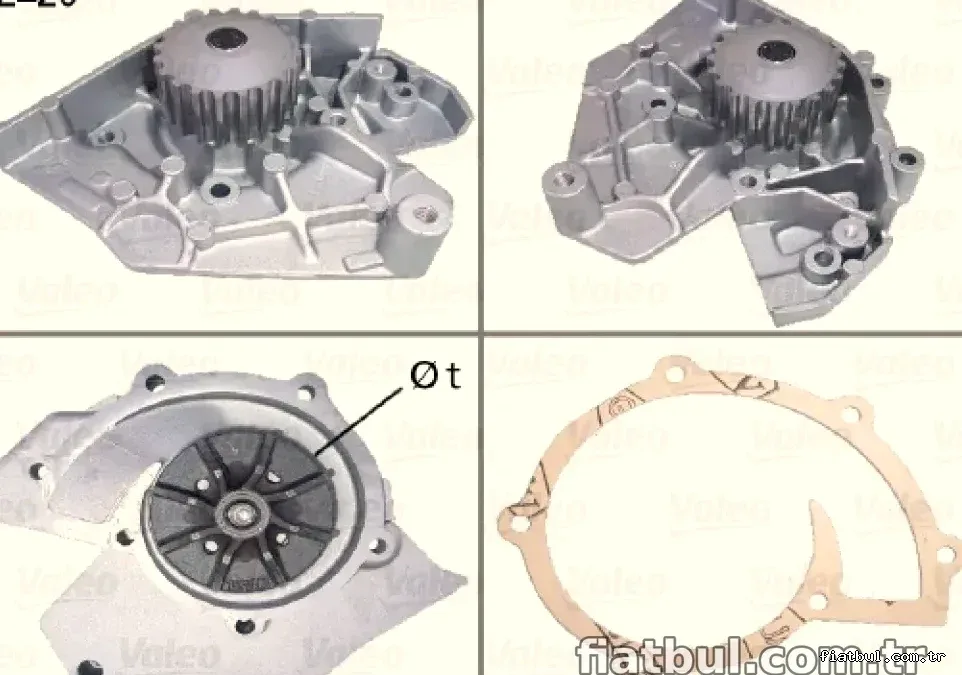 DEVIRDAIM (SU POMPASI) P605 P406 P806 XM II XANTIA EVASION XUD11BTE (2,1 TURBO ) - Valeo - VALEO 506291