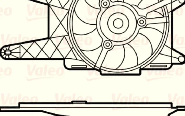 FAN MOTORU FIAT SEICENTO (VALEO 698562)