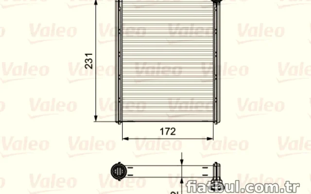 KALORIFER RADYATÖRÜ C4 II-DS4 09z (Valeo)