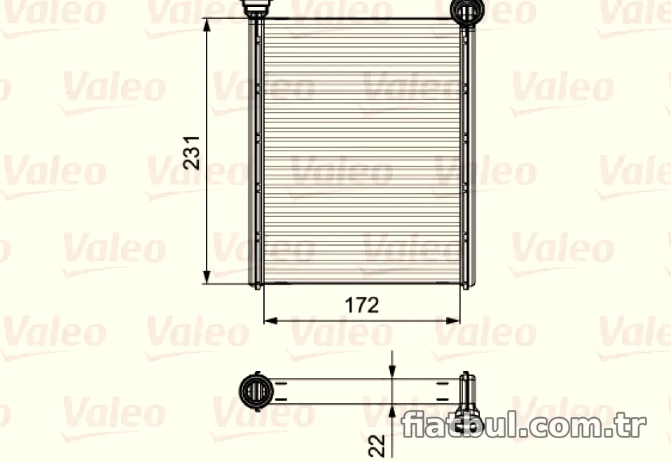 KALORIFER RADYATÖRÜ C4 II-DS4 09z - Valeo - VALEO 811534