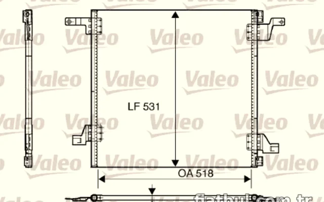 Valeo KLIMA RADYATORU ML-CLASS W163 98>05
