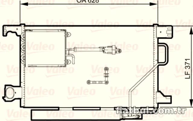 KLIMA RADYATORU W203 03>07 S203 01>07 CL203 04>08 C209 04>09 A209 05>10 (Valeo)