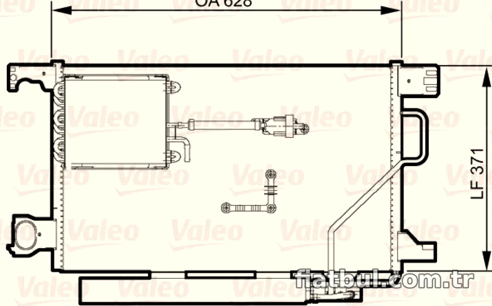 KLIMA RADYATORU W203 03>07 S203 01>07 CL203 04>08 C209 04>09 A209 05>10 - Valeo - VALEO 814368