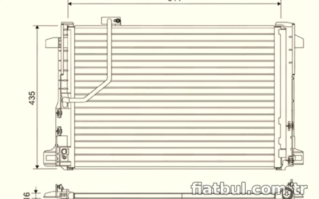 KLIMA RADYATORU X204 08>15 W204 07>14 S204 07>14 C204 11> C218 11>17 W212 13>16 A207 13>16 C207 13>16