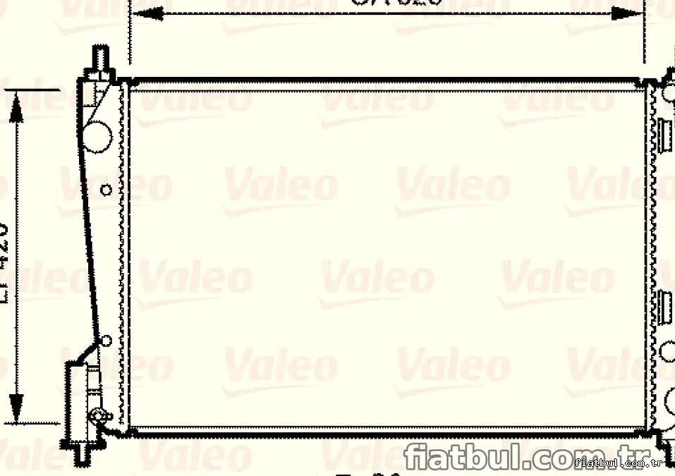 MOTOR RADYATORU GRANDE PUNTO CORSA D 1,3 05> - Valeo - VALEO 735040