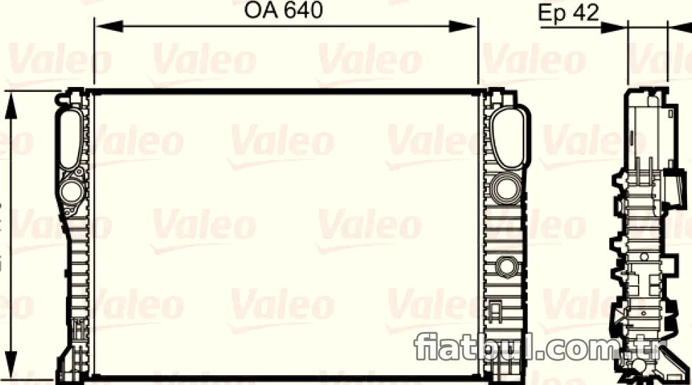 MOTOR SU RADYATORU C219 05>10 W211 02>08 S211 03>09 - Valeo - VALEO 732855