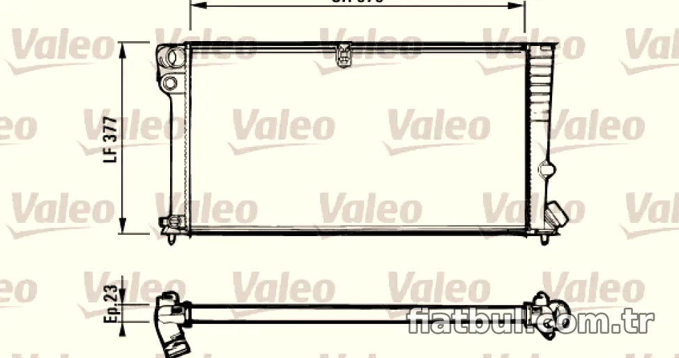 RADYATOR BERLINGO / PARTNER - Valeo - VALEO 731570