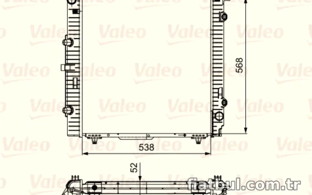 RADYATOR MERCEDES G CLASS (VALEO 732459)