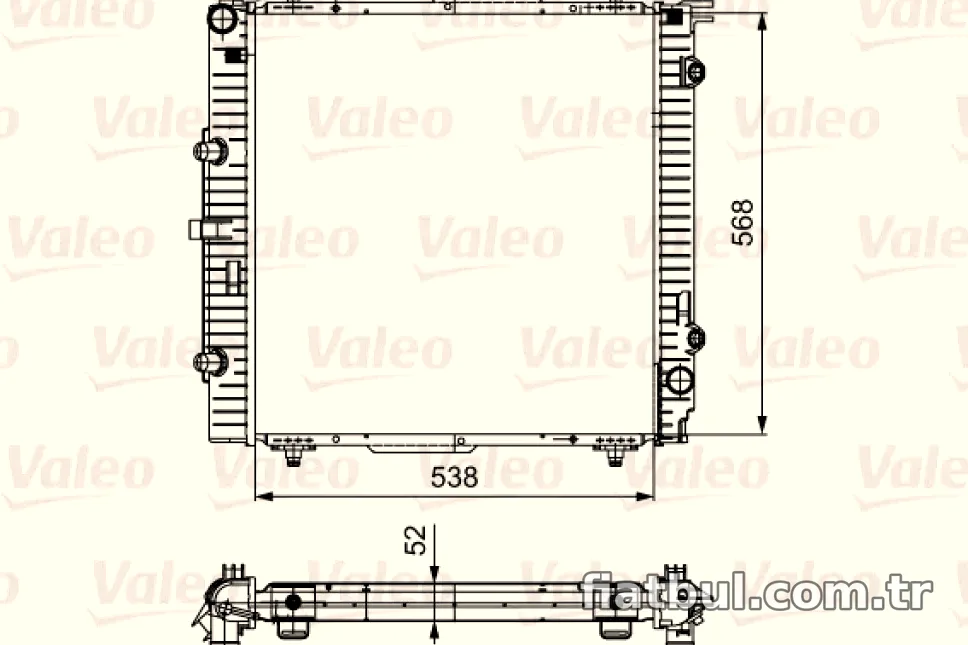 RADYATOR MERCEDES G CLASS - Valeo - VALEO 732459