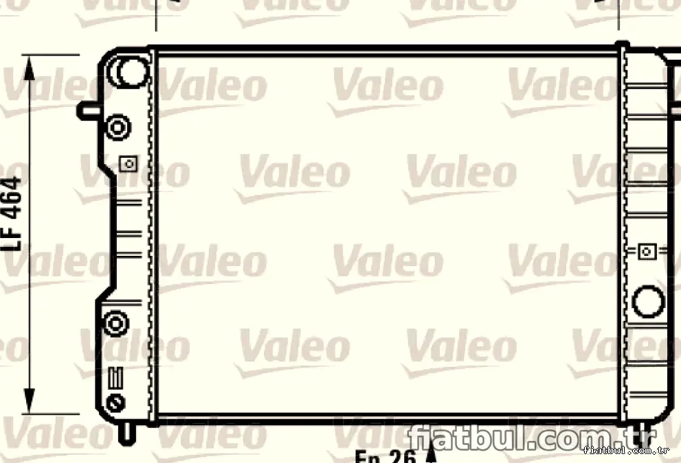 RADYATOR OPEL OMEGA B - Valeo - VALEO 731840