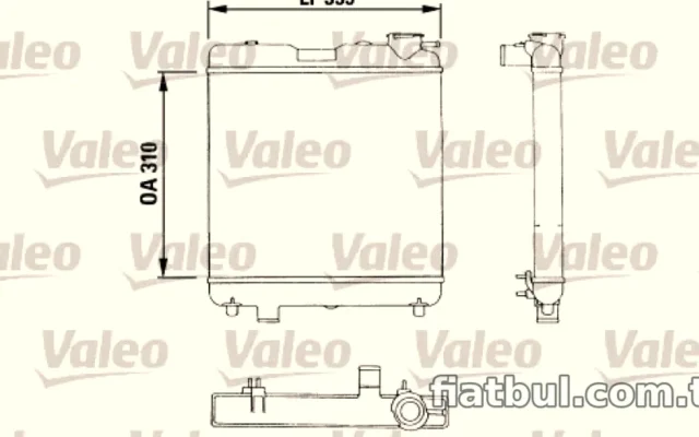 RADYATOR PANDA 45 – VALEO 883053