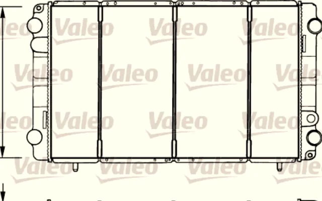 Valeo RADYATOR TRAFIC 2,4 D
