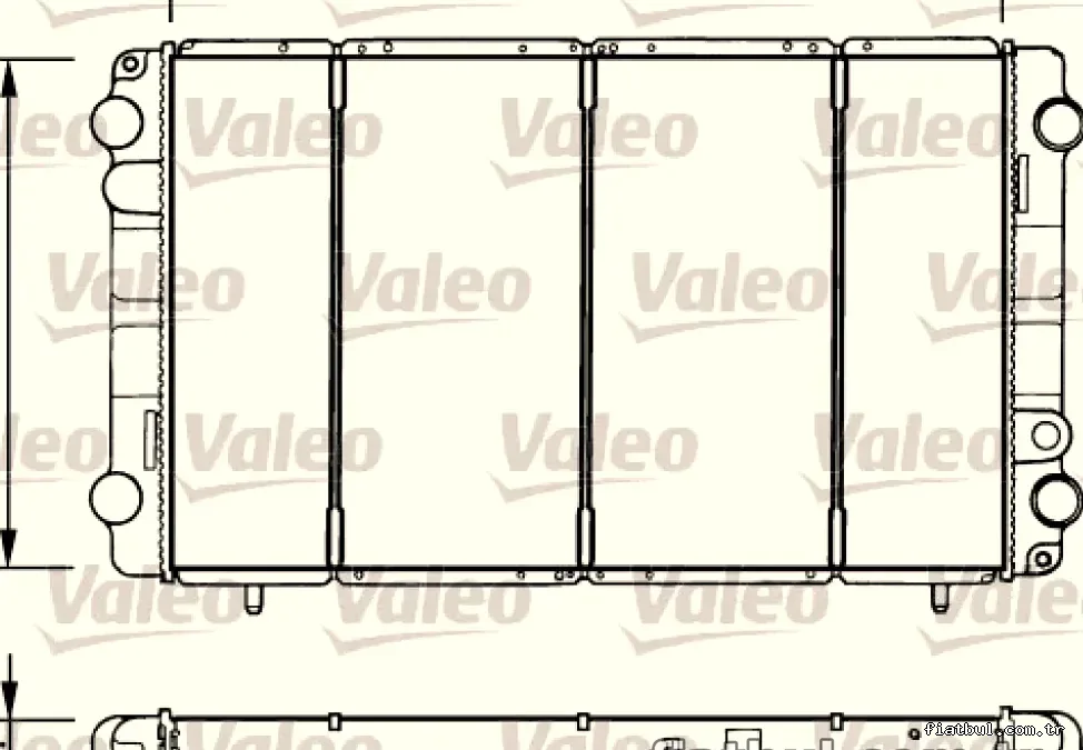 RADYATOR TRAFIC 2,4 D - Valeo - VALEO 730944