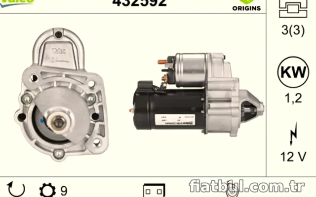 VALEO 432592 MARS MOTORU FIAT