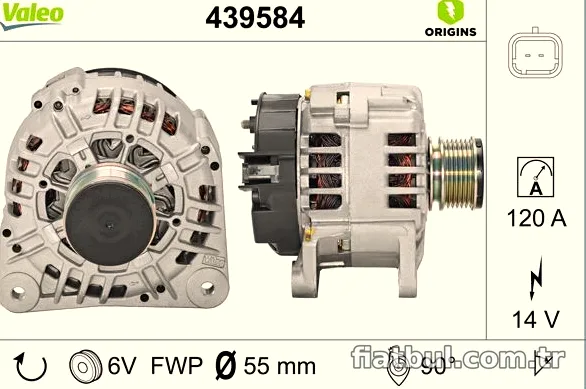 VALEO 439584 Alternatör - VALEO - 439584