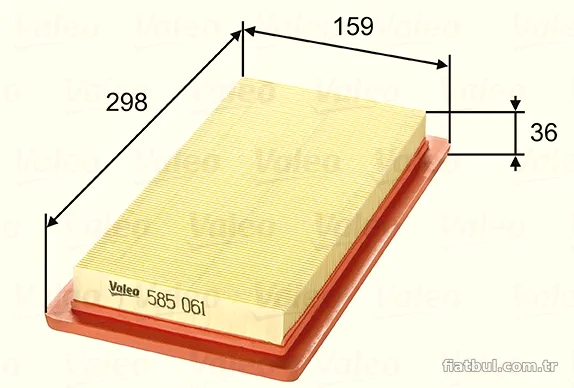 VALEO 585061 Hava Filtresi - VALEO - 585061