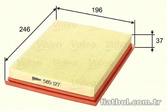 VALEO 585127 Hava Filtresi - VALEO - 585127
