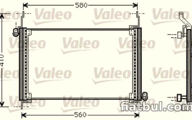 VALEO 818007 KONDENSER FIAT