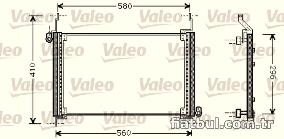 VALEO 818007 KONDENSER FIAT - Valeo - VALEO 818007