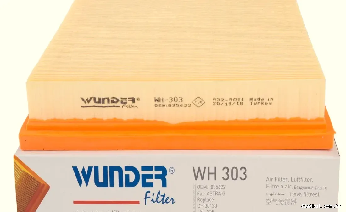 WUNDER WH303 | Opel Zafira A Hava Filtresi - WUNDER - WUN.WH303 ,2