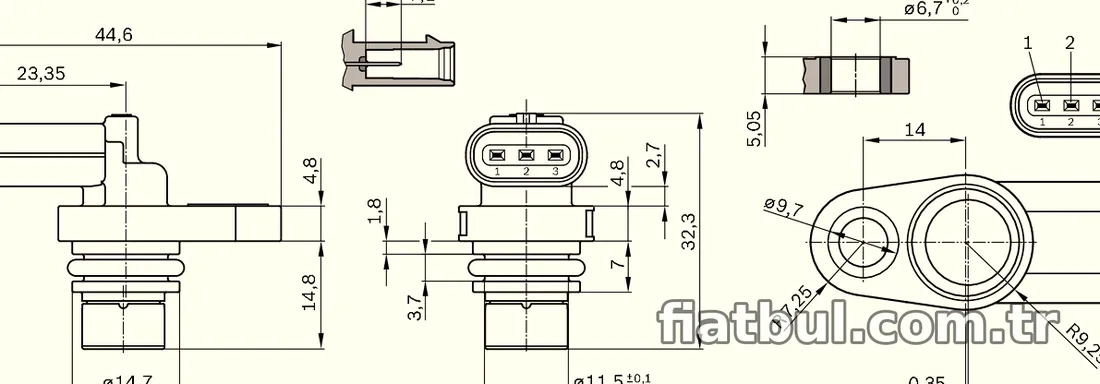 BOSCH 0232103099 Eksantrik Devir Sensörü - BOSCH - 0232103099