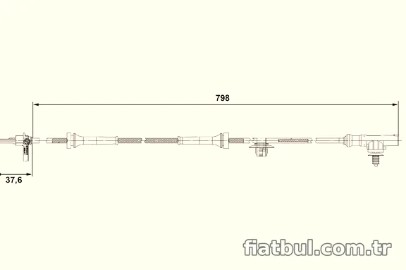 BOSCH 0265007687 Abs Sensörü - BOSCH - 0265007687