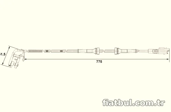 BOSCH 0265007779 Abs Sensörü - BOSCH - 0265007779