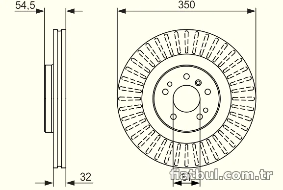BOSCH 0986479329 Fren Disk Ayna - BOSCH - 0986479329