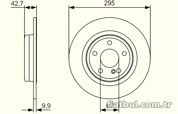 BOSCH 0986479A04 Fren Disk Ayna - BOSCH - 0986479A04