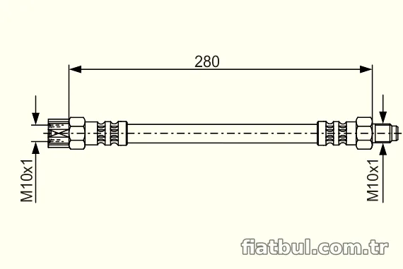 BOSCH 1987476396 Fren Hortumu - BOSCH - 1987476396