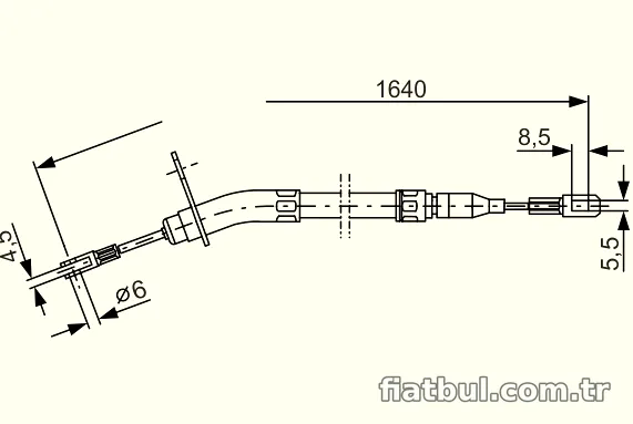 BOSCH 1987477011 El Fren Teli - BOSCH - 1987477011