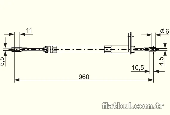 BOSCH 1987477219 El Fren Teli - BOSCH - 1987477219
