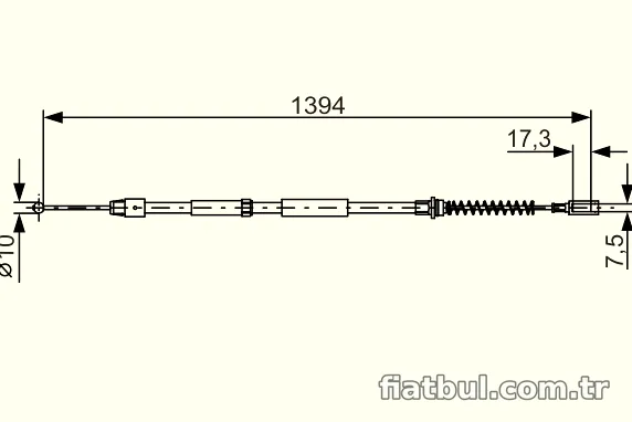BOSCH 1987482033 El Fren Teli - BOSCH - 1987482033