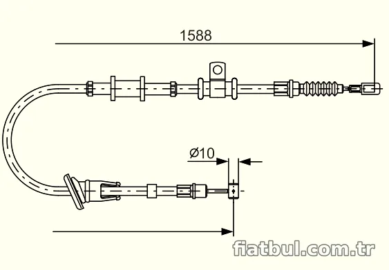 BOSCH 1987482246 El Fren Teli - BOSCH - 1987482246
