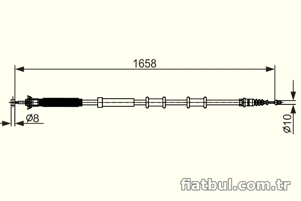 BOSCH 1987482581 El Fren Teli - BOSCH - 1987482581
